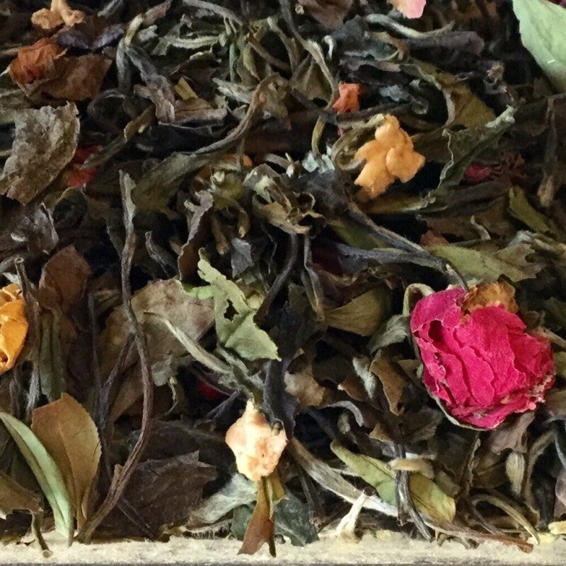 Rose framboise thé blanc parfumé