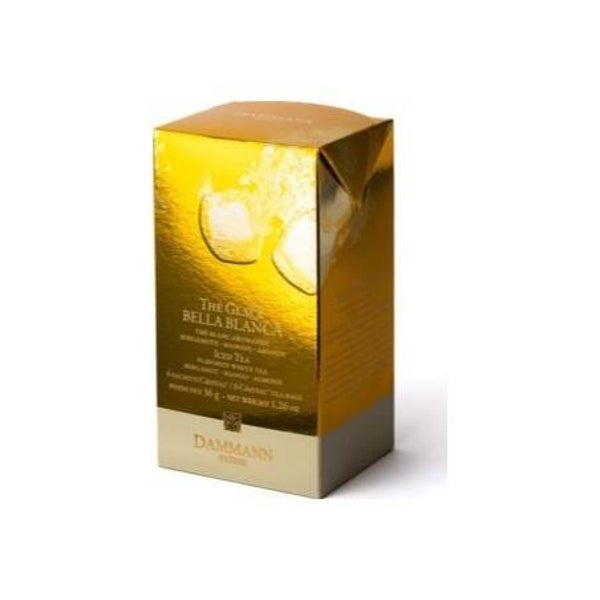 Thé blanc glacé bella blanca 6 sachets cristal