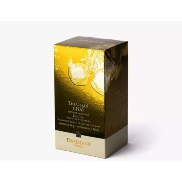 Thé noir glacé Chaï 6 sachets cristal