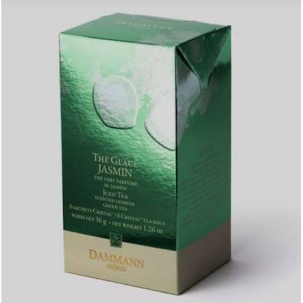 Thé vert glacé jasmin 6 sachets cristal