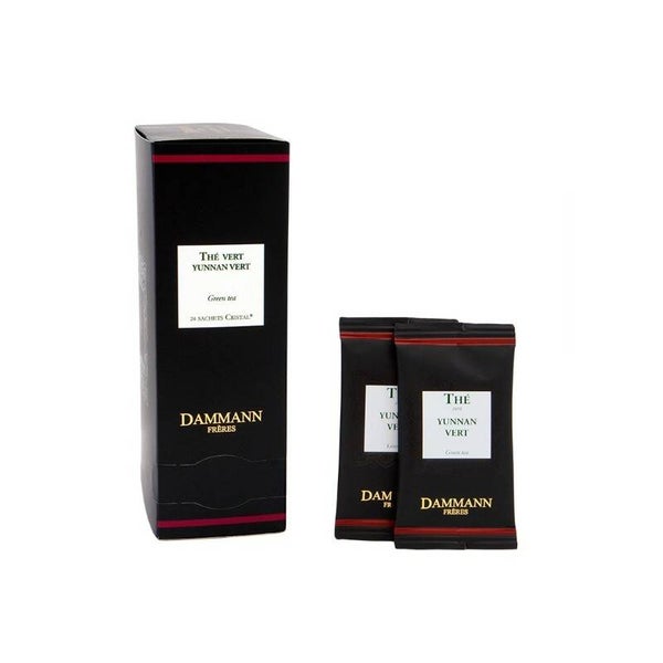 Thé vert nature Yunnan 24 sachets cristal suremballés