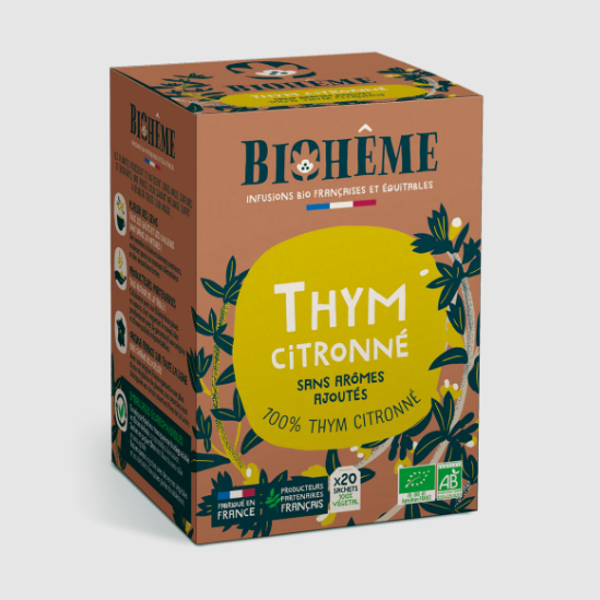 Thym citonné, infusion bio (Biohême)