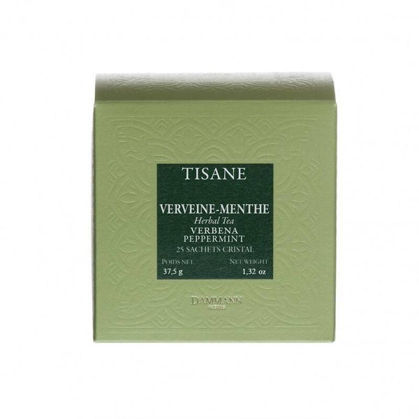 Tisane Verveine Menthe, 25 sachets cristal