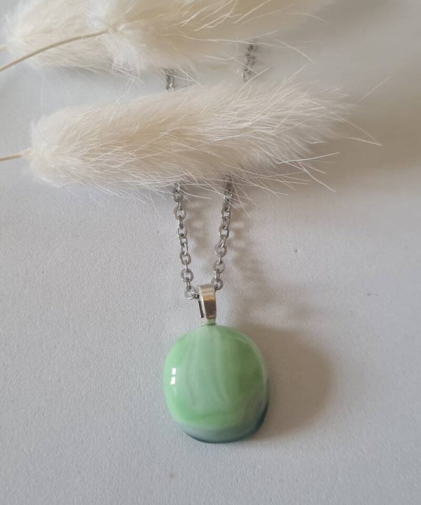 Pendentif en verre fusing