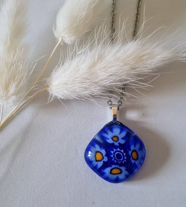 Pendentif en verre fusing