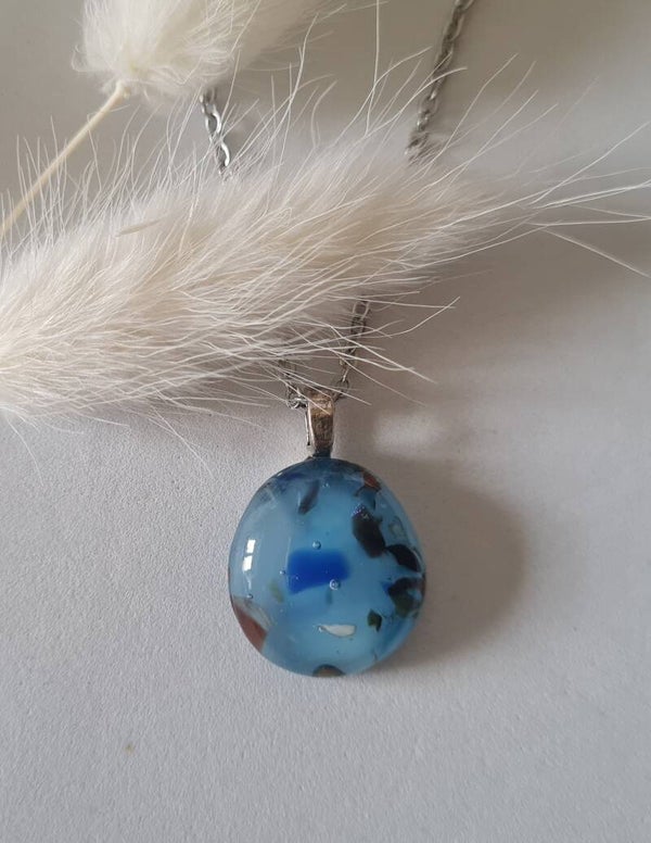 Pendentif en verre fusing