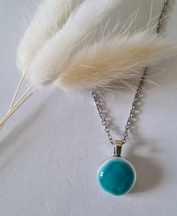 Pendentif en verre fusing