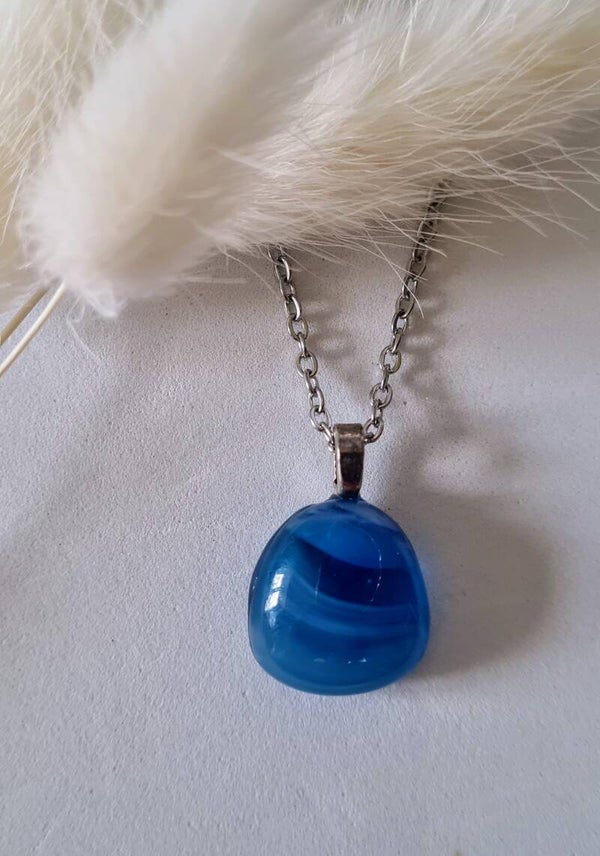 Pendentif en verre fusing