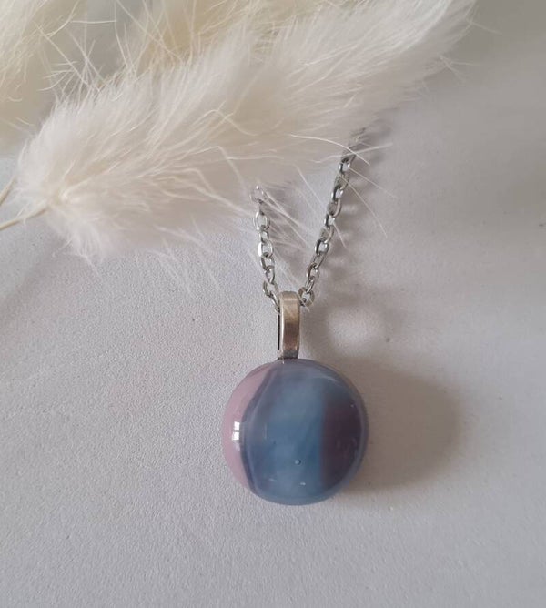 Pendentif en verre fusing