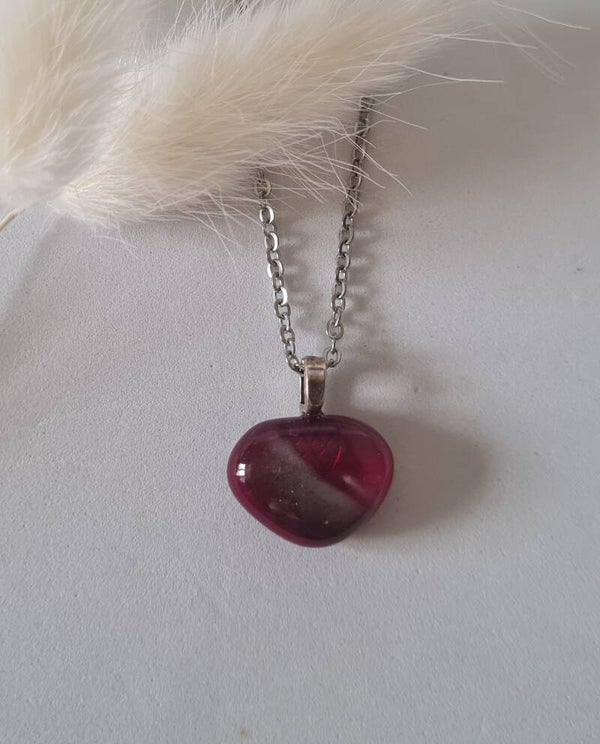 Petit pendentif en verre