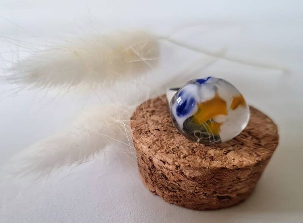 Bague en verre