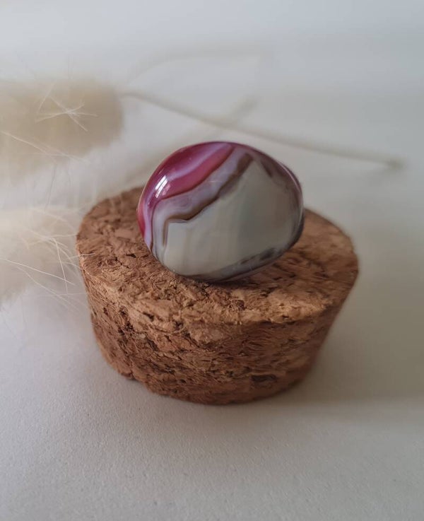 Bague en verre fusing