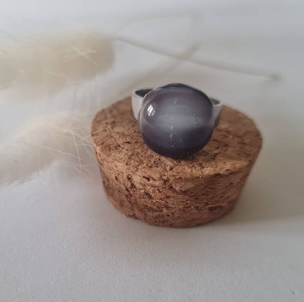 Bague en verre fusing