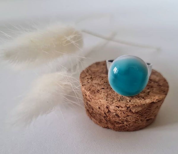 Bague en verre fusing