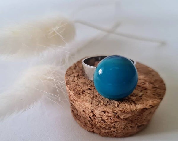 Bague en verre fusing