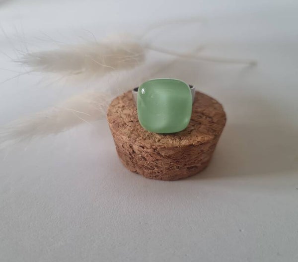 Bague en verre fusing