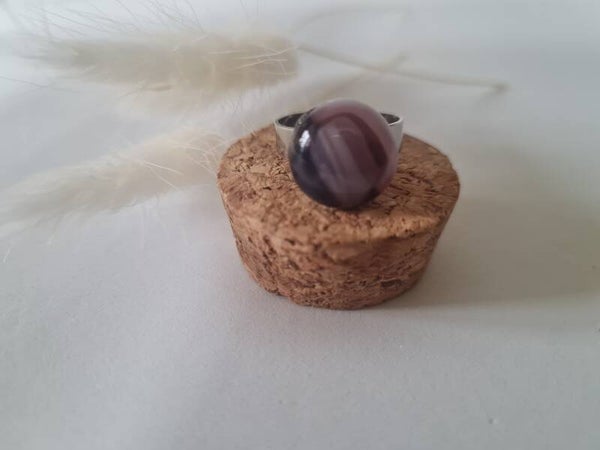 Bague en verre