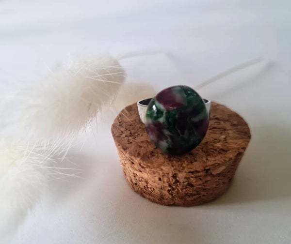 Bague en verre fusing
