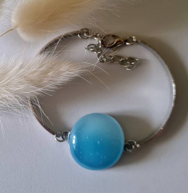 Bracelet en verre fusing