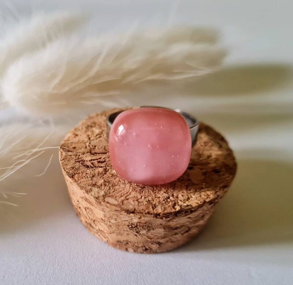 Bague en verre fusing