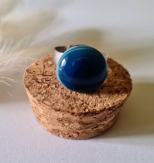 Bague en verre fusing