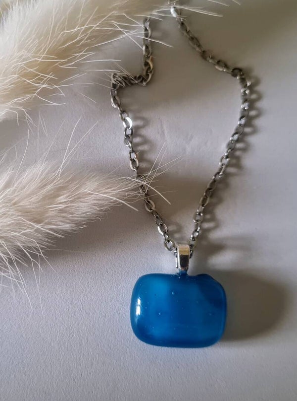 Pendentif en verre fusing