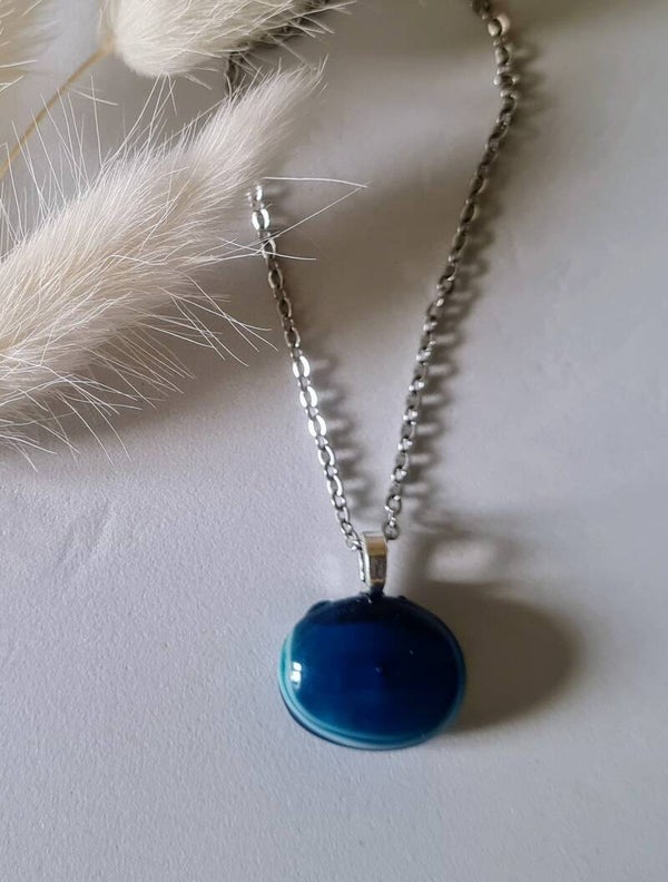 Pendentif en verre fusing