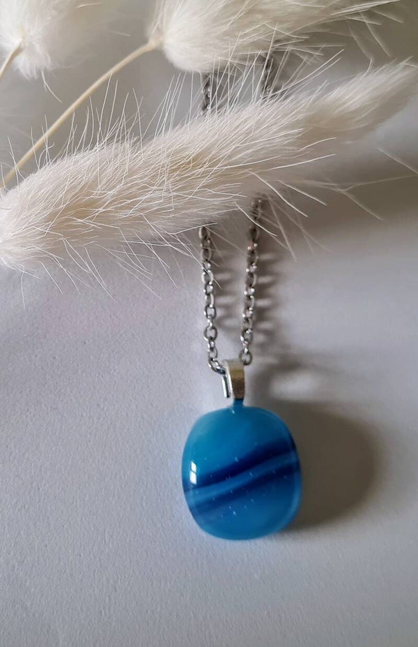 Pendentif en verre fusing