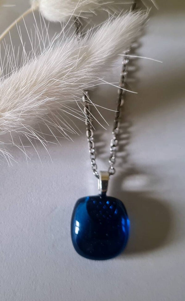 Pendentif en verre fusing