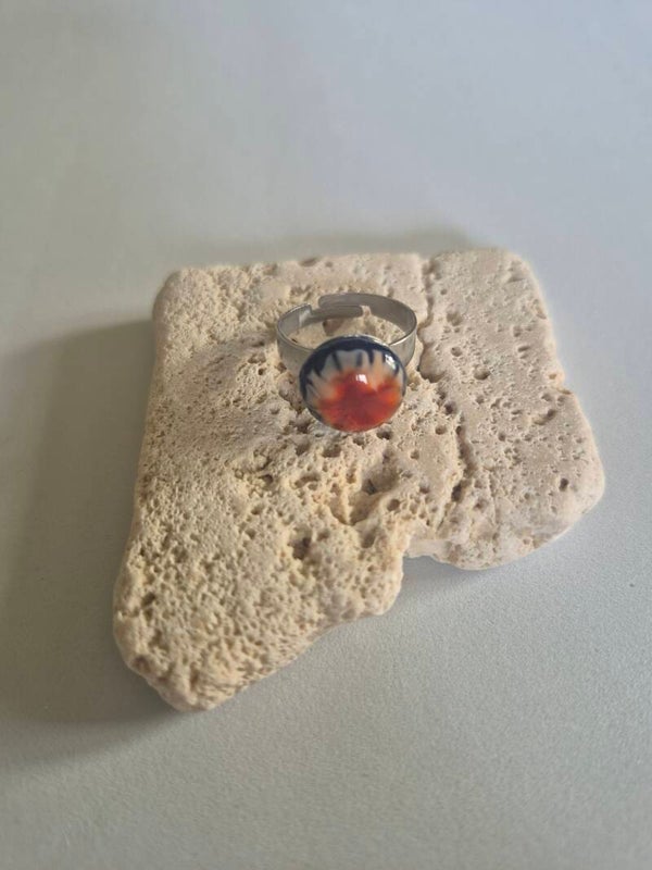 Bague en verre fusing