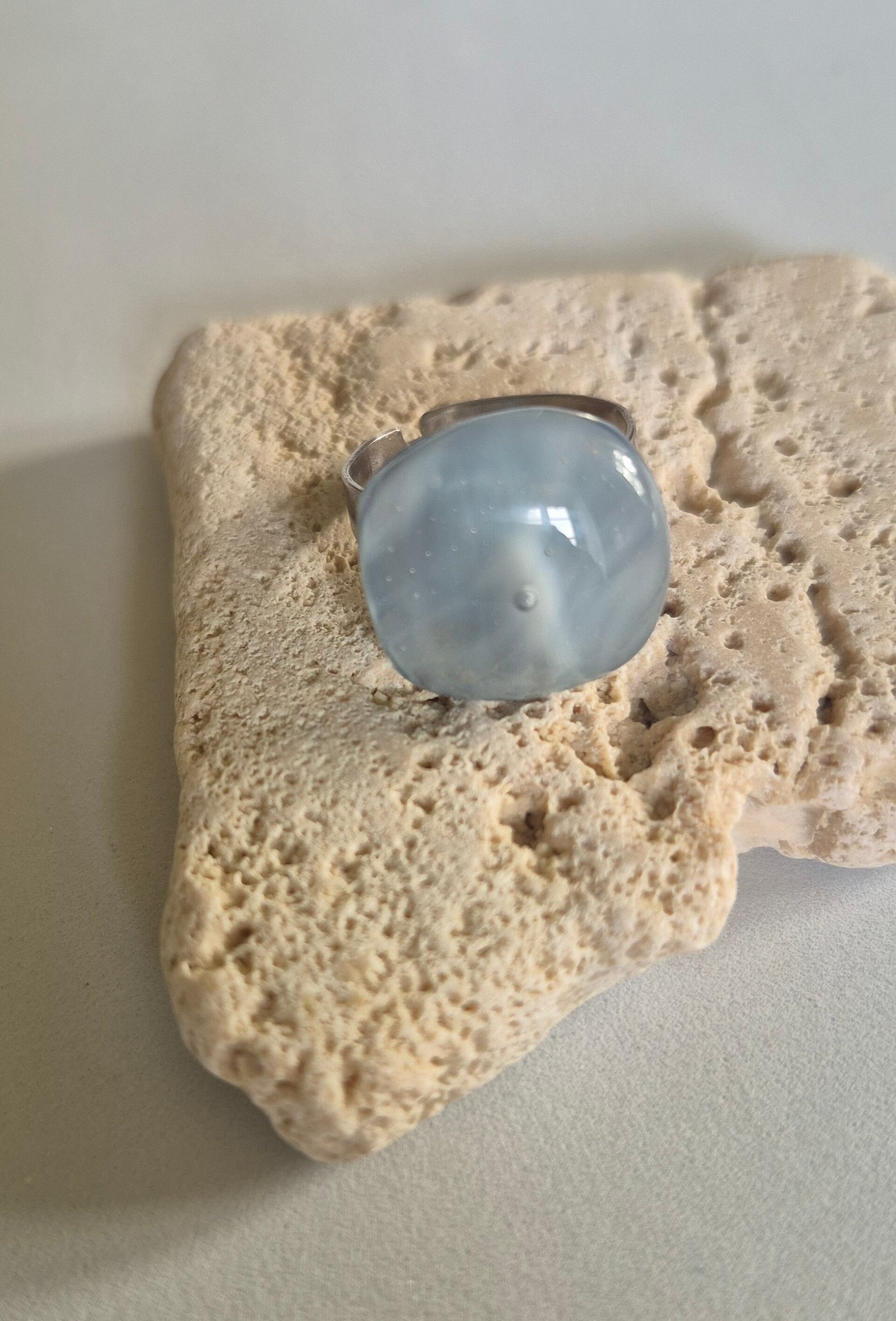 Bague en verre fusing