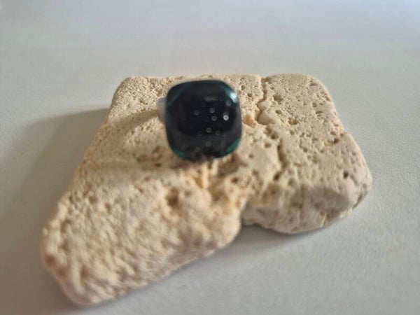 Bague en verre fusing