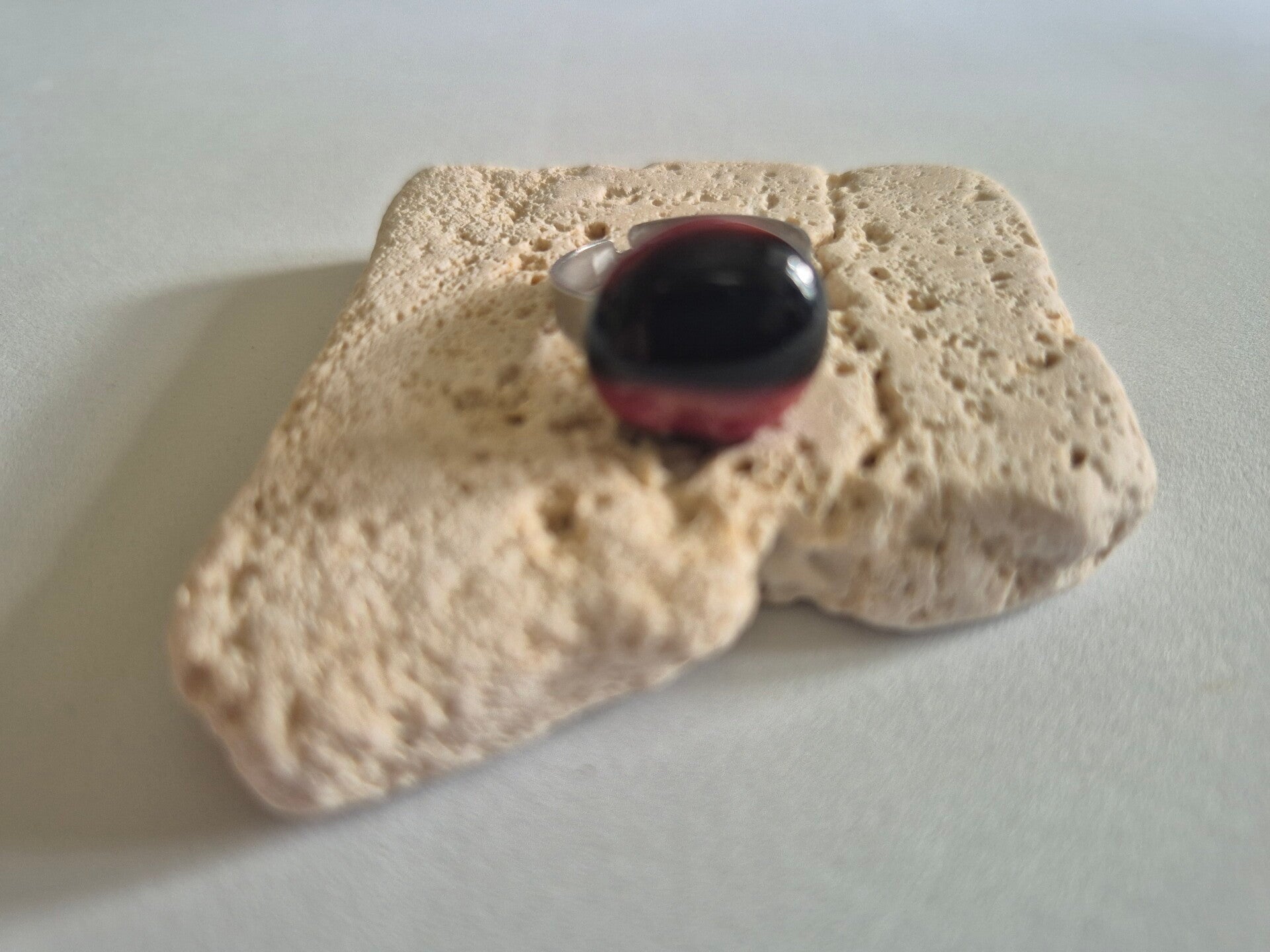 Bague en verre fusing