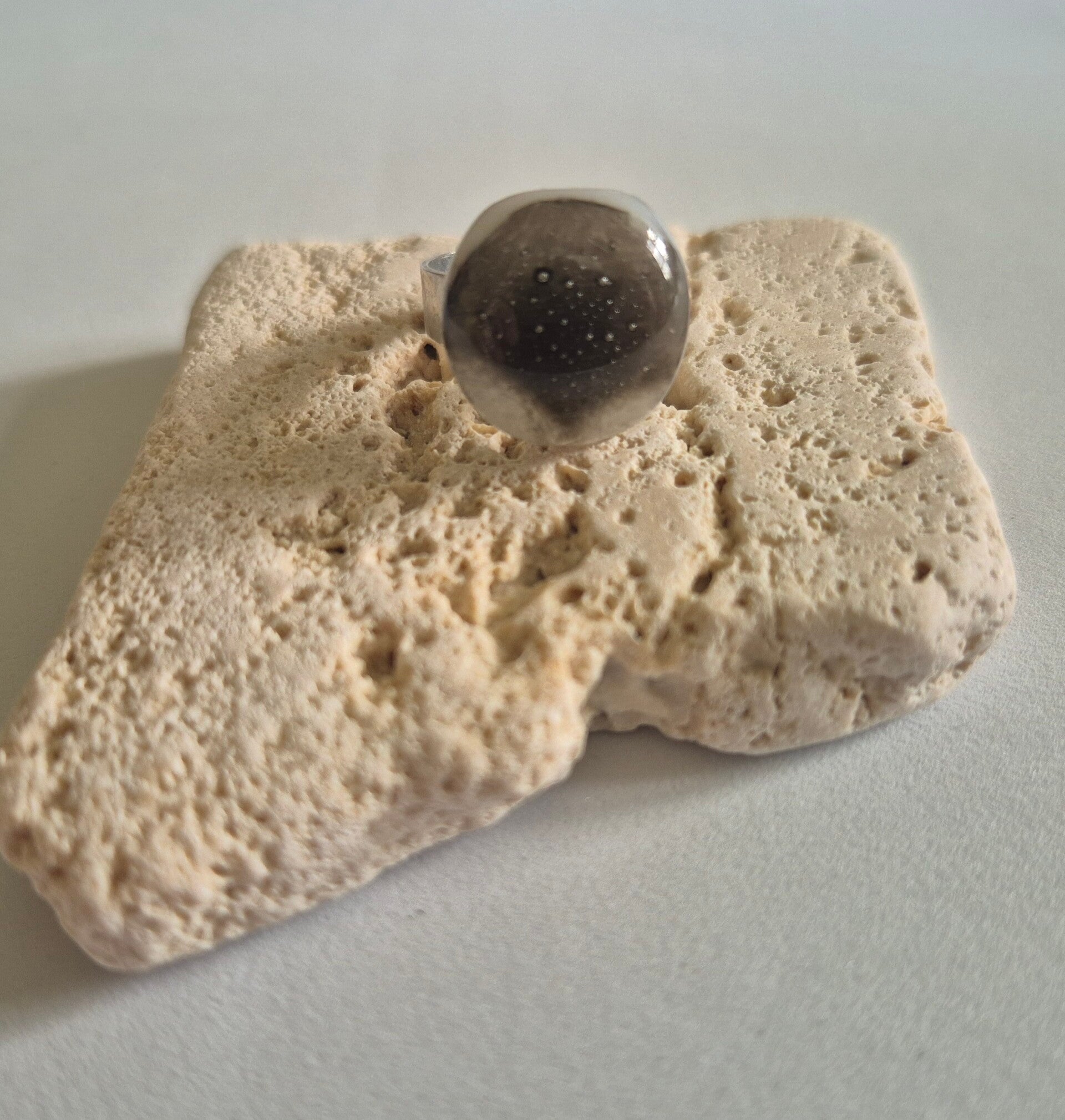 Bague en verre fusing