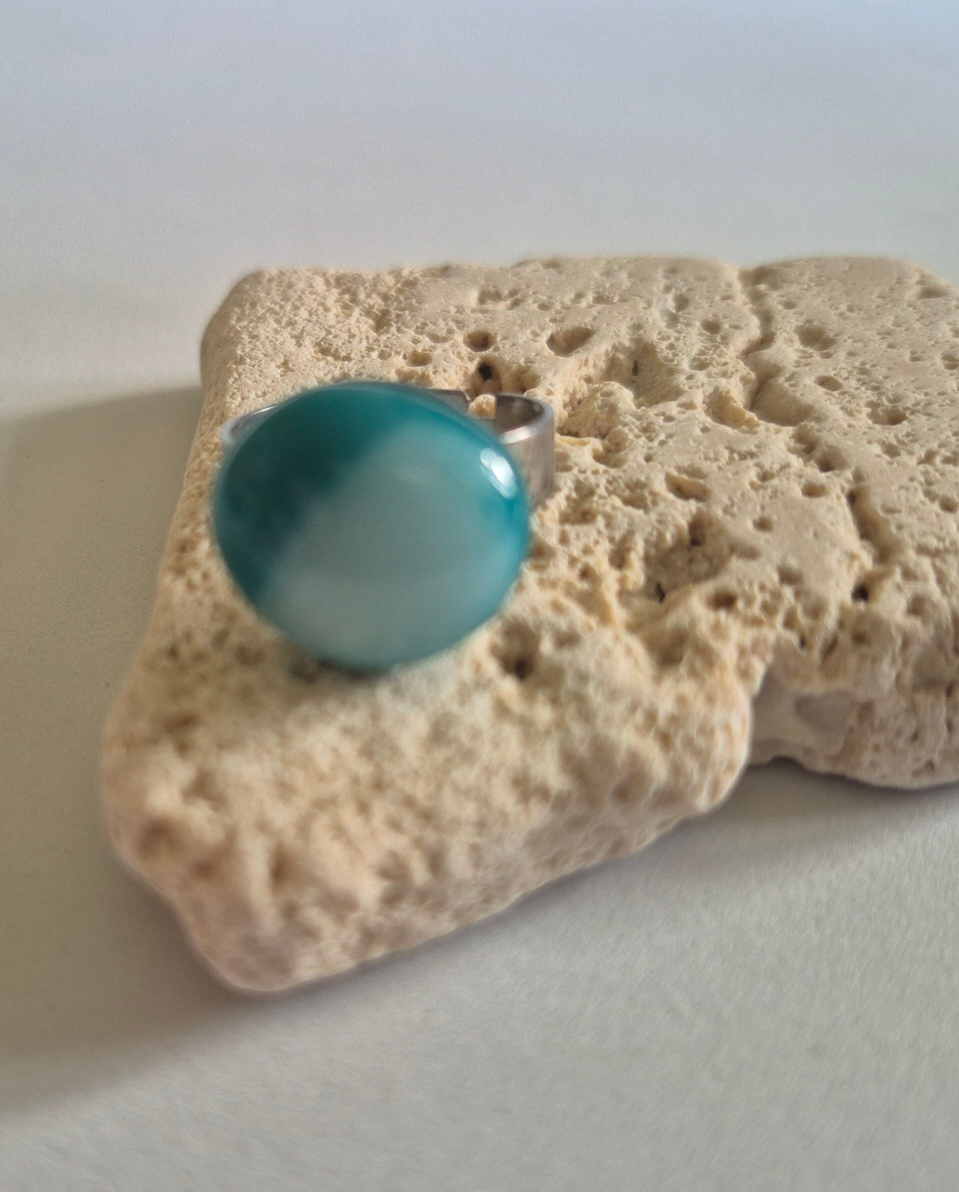 Bague en verre fusing