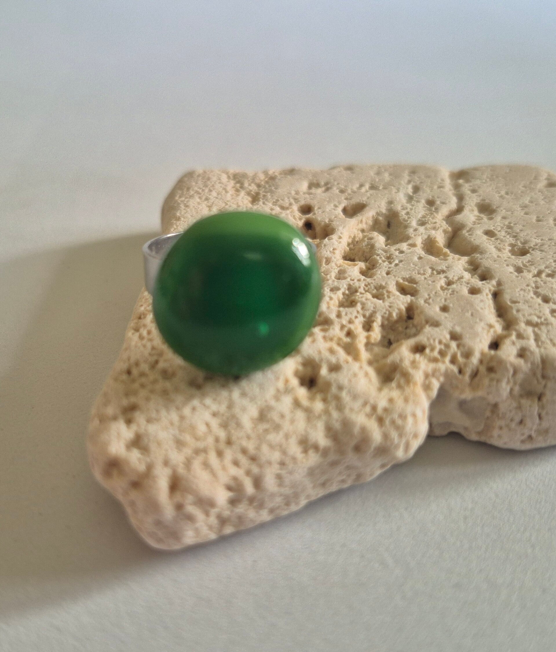 Bague en verre fusing