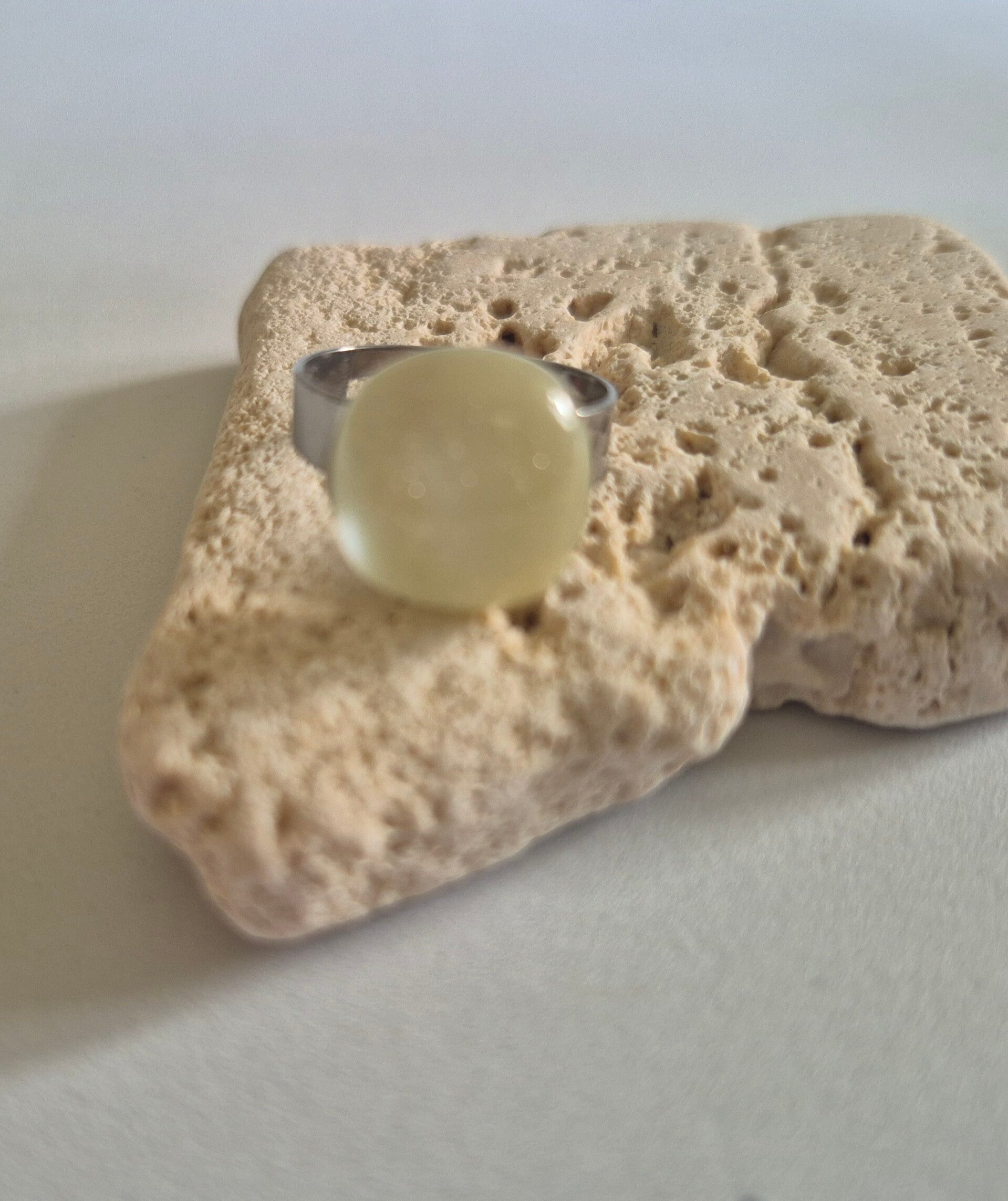 Bague en verre fusing