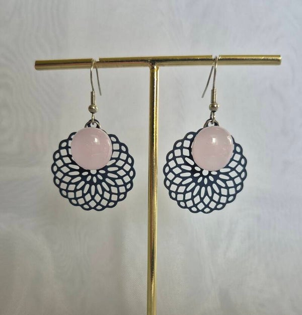Boucle d'oreille pendante fantaisie