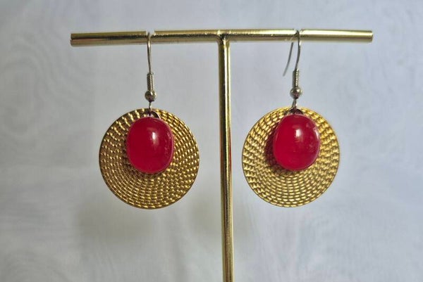 Boucle d'oreille pendante fantaisie