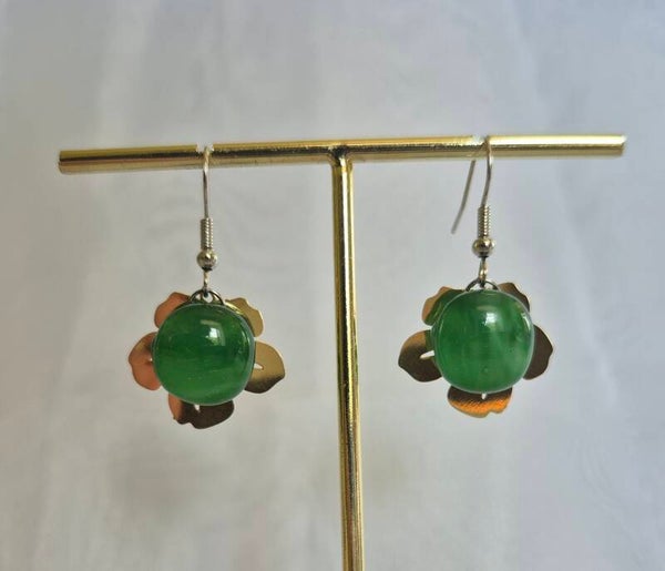 Boucle d'oreille pendante fantaisie