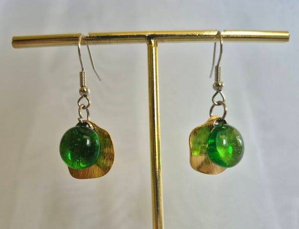 Boucle d'oreille pendante fantaisie
