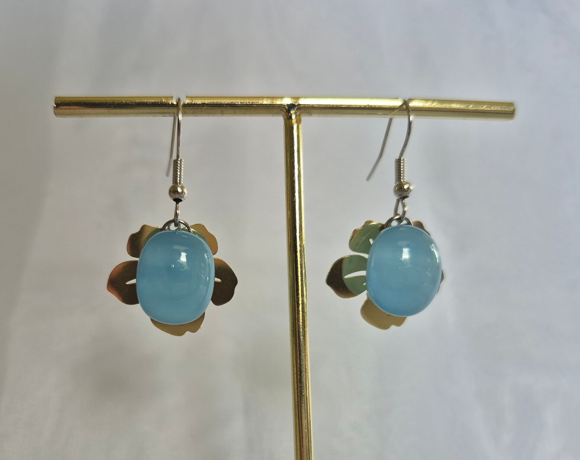 Boucle d'oreille pendante fantaisie