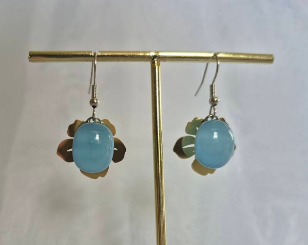 Boucle d'oreille pendante fantaisie
