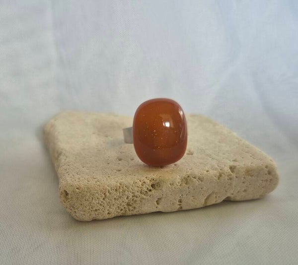 Bague en verre fusing