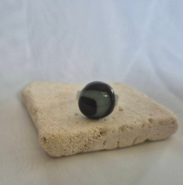 Bague en verre fusing