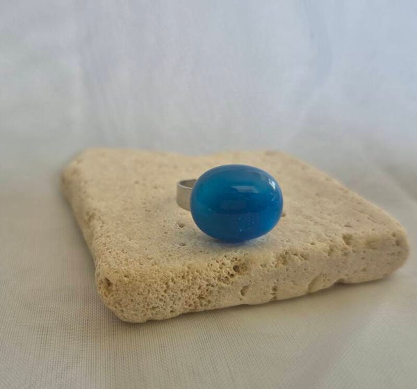 Bague en verre fusing
