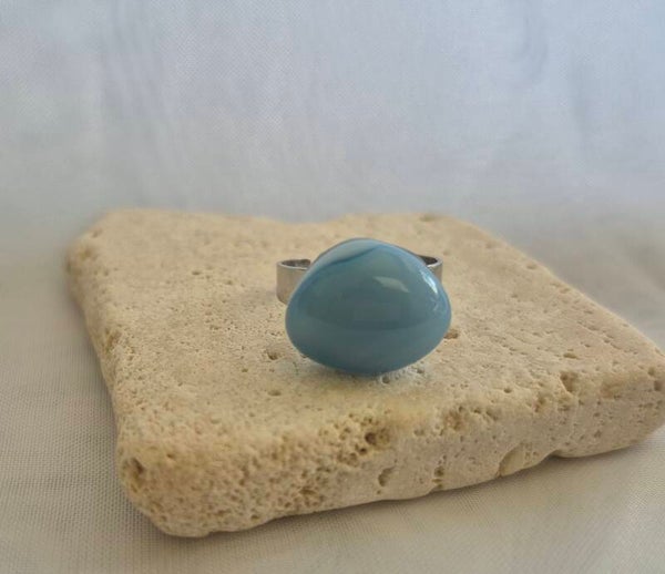 Bague en verre fusing