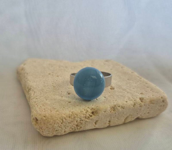 Bague en verre fusing