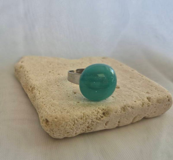 Bague en verre fusing