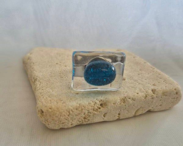 Bague en verre fusing